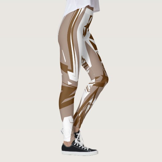 LOVE GEOMESKY ANIMALS elephant BY MASANSER レギンス (右)