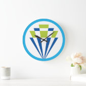 LOVE Geomesky DIAMOND by Masanser Pixelat ラージ壁時計 (ホーム)