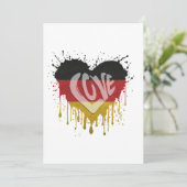 Love Germany Flag 招待状 (スタンド正面)