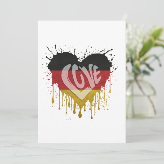 Love Germany Flag 招待状 (スタンド正面)