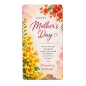 LOVE GIFT FOR MOTHER'S DAY  ラベル (正面)