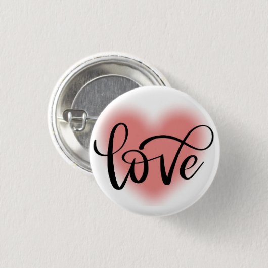 Love🖤 Gift — Valentine's Day Pin Button 缶バッジ (正面&裏面)
