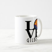 LOVE Gilbert Arizona 11oz コーヒーマグカップ (正面右)