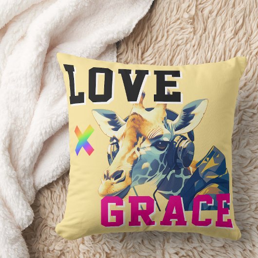 LOVE × GIRAFFE - Custom クッション