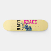 LOVE × GIRAFFE - Custom スケートボード (横)