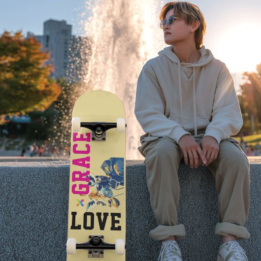 LOVE × GIRAFFE - Custom スケートボード
