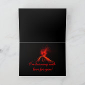 Love Glacierと火山カードで燃える シーズンカード (内部)