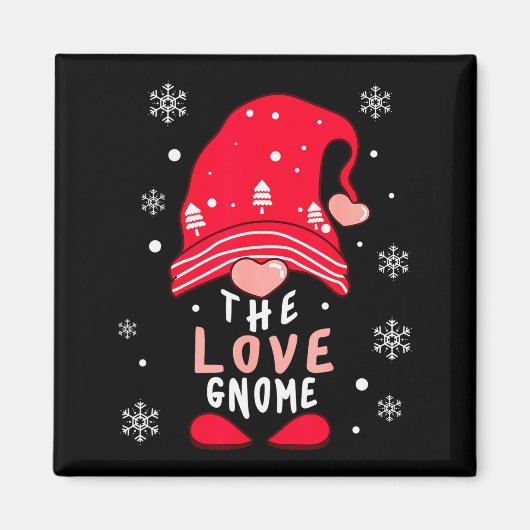 Love Gnome Family Matching Valentines Day Funny Gi マグネット (正面)