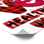 Love Gnome Healthcare Worker Valentines Day Heart  ポスター (角)