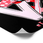 Love Gnome Teacher Squad Happy Valentine Gnome Tea ポスター (角)