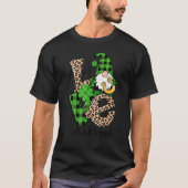 Love Gnome Teacher Squad St Patrick's Day Pre K Gr Tシャツ (正面)