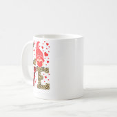 Love Gnome Teacher Squad Valentines Day Teacher St コーヒーマグカップ (正面左)