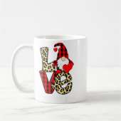 Love Gnome Teacher Squad Valentines Day Teacher St コーヒーマグカップ (左)