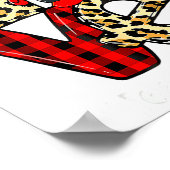 Love Gnome Teacher Squad Valentines Day Teacher St ポスター (角)