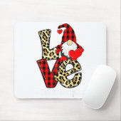 Love Gnome Teacher Squad Valentines Day Teacher St マウスパッド (マウス)