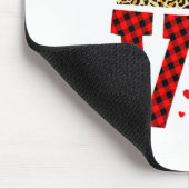 Love Gnome Teacher Squad Valentines Day Teacher St マウスパッド (コーナー)