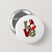 Love Gnome Teacher Squad Valentines Day Teacher St 缶バッジ (正面&裏面)