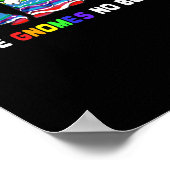 Love Gnomes No Bounds LGBT Community Gay Pride ポスター (角)