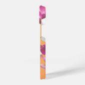 Love Golden Brown Mobile Cover – Elegant Minimal H iPhoneケース (左側面)