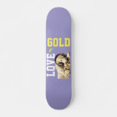 LOVE × GOLDEN RETRIEVER - Custom スケートボード (正面)