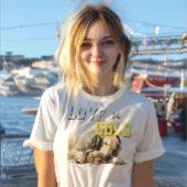 LOVE × GOLDEN RETRIEVER - Custom  Tシャツ