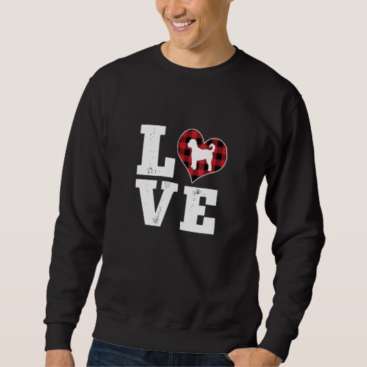 Love Goldendoodle Dog Lovers Gifts Doodle Dog Vale スウェットシャツ (正面)