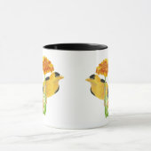 LOVE GOLDFINCH BIRDS so much I So Muchおもしろい引用文 マグカップ (中央)