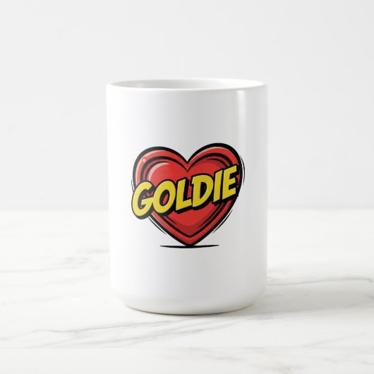 Love Goldie コーヒーマグカップ (中央)