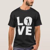 Love Golfing For Golfers Tシャツ (正面)