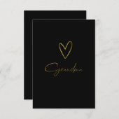 Love Grandma  Thank You Card – Personalized Gift サンキューカード (正面/裏面)
