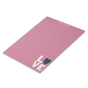 LOVE GRAPHIC裏打ち筆記用紙文房具ノート ノートパッド