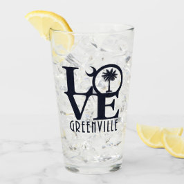 LOVE Greenville SC タンブラーグラス