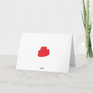Love Greeting Card Minimal Romantic Heart カード