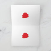 Love Greeting Card | Minimal Romantic Heart カード (内部)