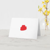 Love Greeting Card | Minimal Romantic Heart カード (黄色い花)