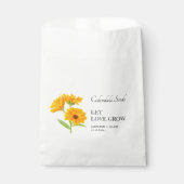 Love Grow Calendula Seed 結婚's フェイバーバッグ (正面)