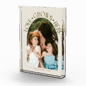 Love Grows Here モダンアーチクリーム フォトブロック (右)