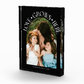 Love Grows Here モダンアーチ ブラック フォトブロック (右)