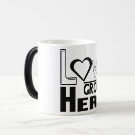 love grows here モーフィングマグカップ