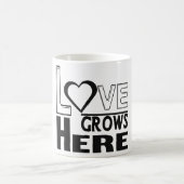 love grows here モーフィングマグカップ (中央)