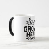 love grows here モーフィングマグカップ (正面左)