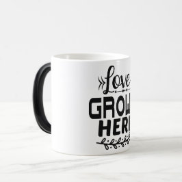 love grows here モーフィングマグカップ