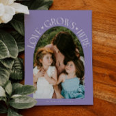 Love Grows Here Lilac Arch Valentines Day シーズンカード