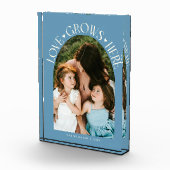 Love Grows Here Modern Arch Denim Blue フォトブロック (右)