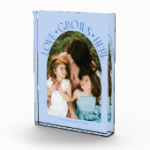 Love Grows Here Modern Arch Icy Blue フォトブロック (右)