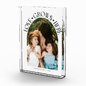 Love Grows Here Modern Arch White フォトブロック (右)