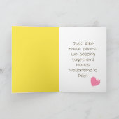 Love Grows on Trees – Cute Pear Couple Valentine’s シーズンカード (内部)