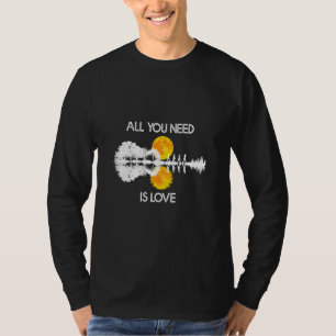 Love Guitar Lake Shadow Tシャツ