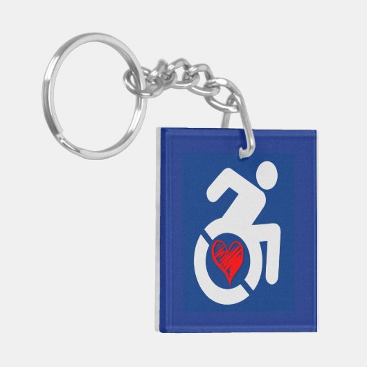 Love Handiced キーホルダー (正面左)