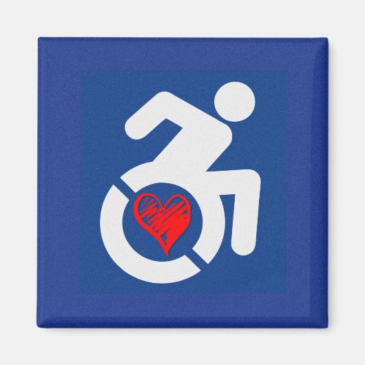 Love Handiced マグネット (正面)